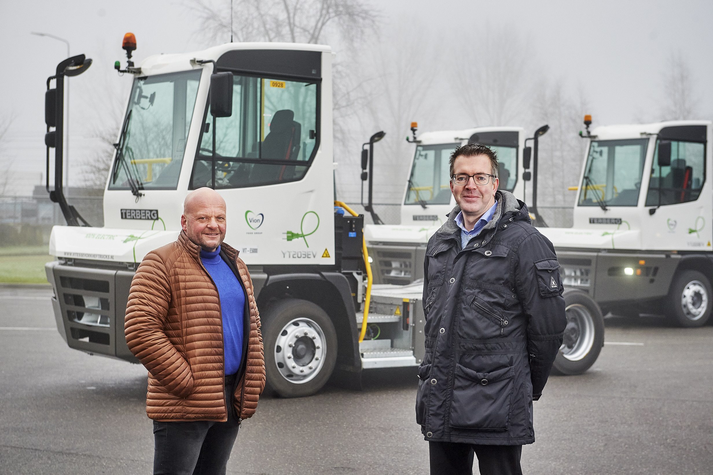 Vion Boxtel neemt drie elektrische terminal trekkers in gebruik