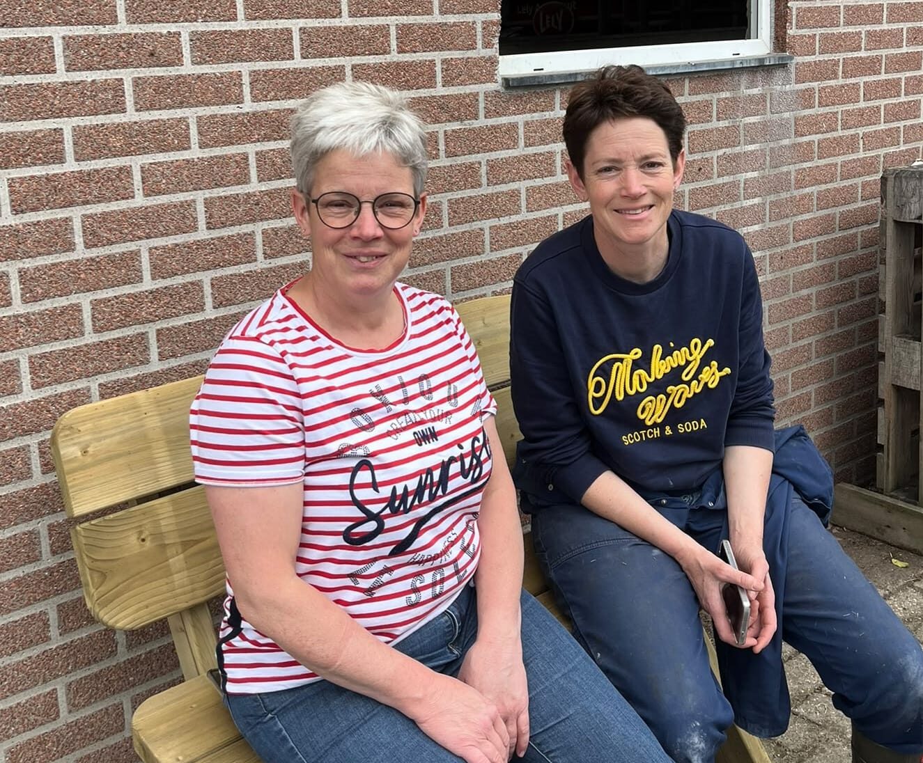 Yvonne en Marion de Regt, rundveehoudsters