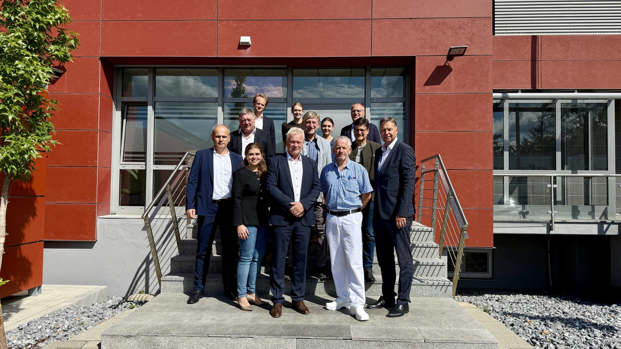 German Federal Minister of Agriculture Alois Rainer visits cattle slaughterhouse in Waldkraiburg